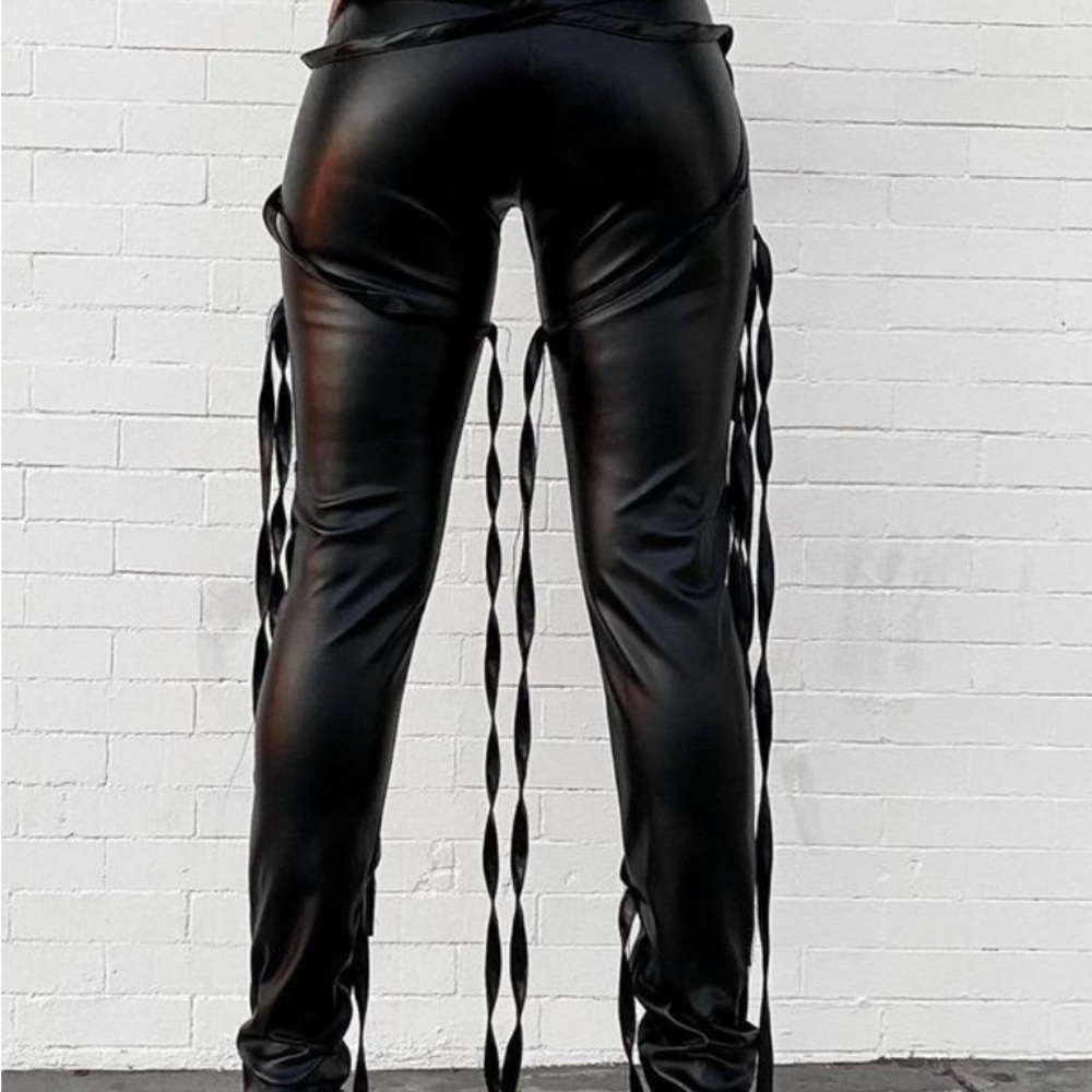 Stylish Black Boot Cut Pants